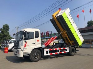 拉臂式垃圾車關注-這件事，習近平和你一樣一直在努力著