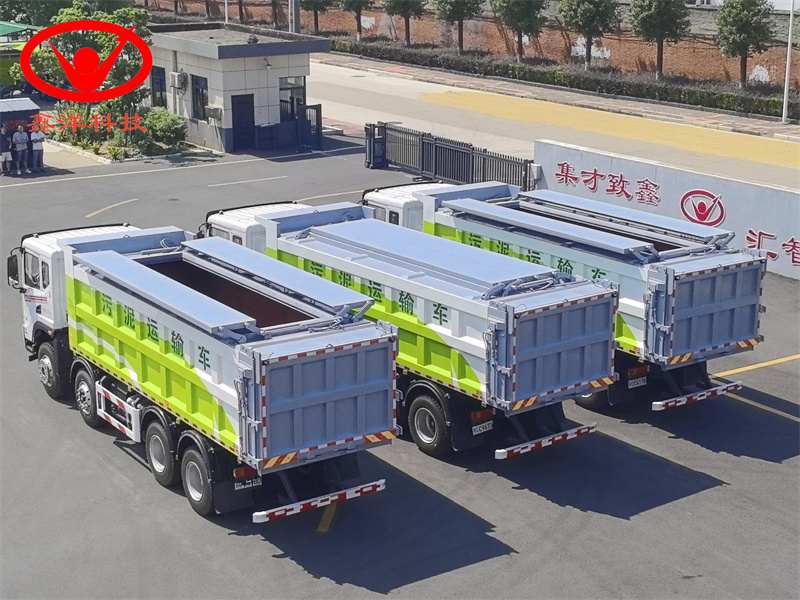 東風華神前四后八自卸式垃圾車